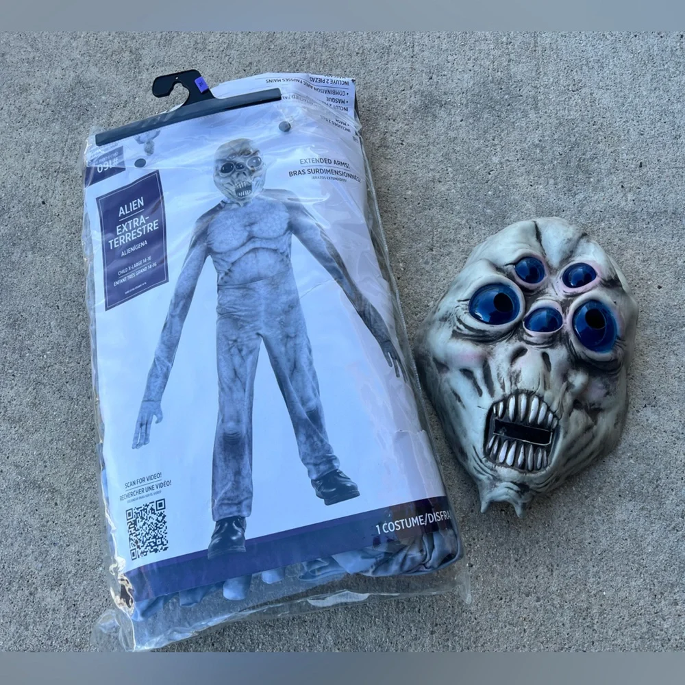 Alien Extra-Terrestrial Kids Halloween Costume